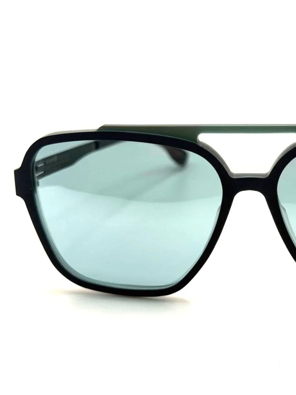 NEW IC! BERLIN HENRIK B.L BLACK UNISEX SUNGLASSES 56MM 15 145